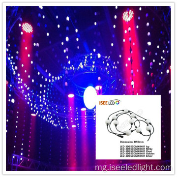 Waterproof 50mm 360degree digital dmx led ball